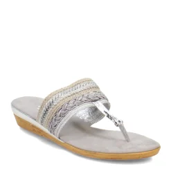 Onex Wedges|Women's , Coast Sandal Silver