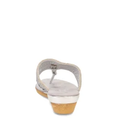 Onex Wedges|Women's , Coast Sandal Silver