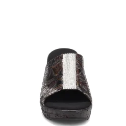 Onex Sandals|Women's , Danica Sandal Black Stretch