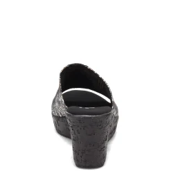 Onex Wedges|Women's , Danica Sandal Black Stretch