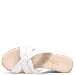 Onex Wedges|Women's , Gayle 2 Sandal White