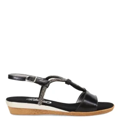 Onex Wedges|Women's , Malta 2 Sandal Black