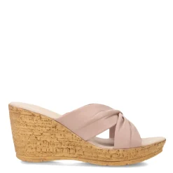 Onex Wedges|Women's , Ruth Sandal Taupe