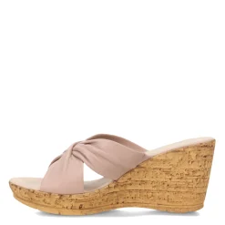 Onex Wedges|Women's , Ruth Sandal Taupe