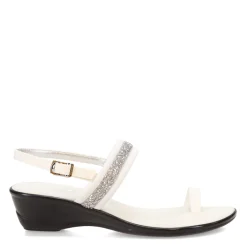 Onex Wedges|Women's , Stela Sandal White
