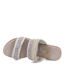 Onex Wedges|Women's , Tabitha Sandal Silver Mix