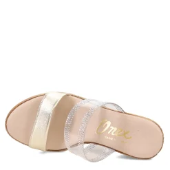 Onex Wedges|Women's , Vanish Sandal Platinum