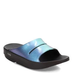OOFOS Sandals|Women's , OOahh Luxe Slide Sandal Atlantis
