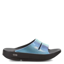 OOFOS Sandals|Women's , OOahh Luxe Slide Sandal Atlantis