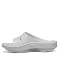 OOFOS Sandals|Women's , OOahh Luxe Slide Sandal White