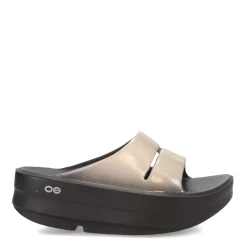 OOFOS Sandals|Women's , OOmega OOahh Luxe Sandal Latte