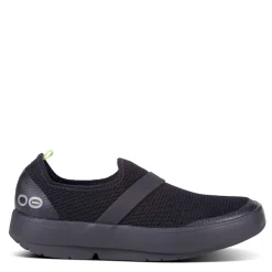 OOFOS Slip-On Shoes|Women's , OOmg Slip-On Recovery Shoe Black
