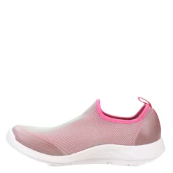 OOFOS Slip-On Shoes|Women's , OOmg Sport Sneaker White / Fuchsia
