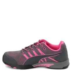 Puma Safety Work & Safety|Women's Puma, Celerity Knit Steel Toe Work Shoe Gray Pink