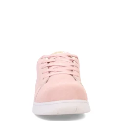 Puma Safety Sneakers & Athletic|Women's Puma, Iconic Suede Low Work Shoe Pink