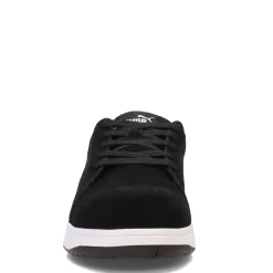 Puma Safety Sneakers & Athletic|Women's Puma, Iconic Suede Low Work Shoe Black