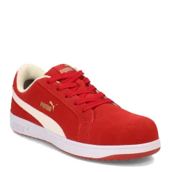 Puma Safety Work & Safety|Women's Puma, Iconic Suede Low Work Shoe Red