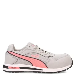 Puma Safety Work & Safety|Women's , Frontside Low Work Shoe Grey Pink