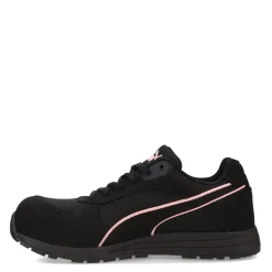 Puma Safety Work & Safety|Women's , Frontside Low Work Shoe Black Pink