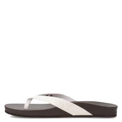 Reef Sandals|Women's , Cushion Bounce Court Thong Sandal Brown Sassy