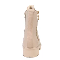 Remonte Boots|Women's , D8671 Combat Boot Cream