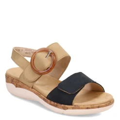 Remonte Wedges|Women's , Rock Sandal Pazifik
