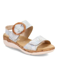 Remonte Wedges|Women's , Rock Sandal Weiss