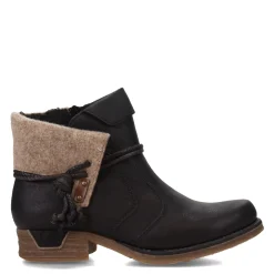 Rieker Boots|Women's , 79693 Boot Black