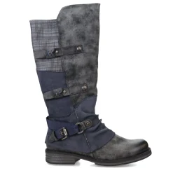 Rieker Boots|Women's , 92284 Franka Boot Gray