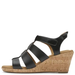 Rockport Sandals|Women's , Briah Gladiator Sandal Black
