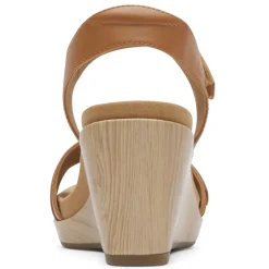 Rockport Sandals|Women's , Briah II Two Band Sandal Brown