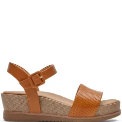 Rockport Wedges|Women's , Delanie Sandal Honey
