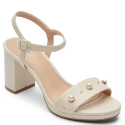 Rockport Pumps & Heels|Women's , Tabitha Bling Sandal Vanilla