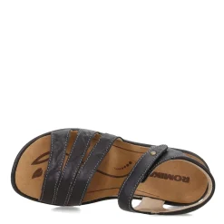 Romika Sandals|Women's , Ibiza 111 Sandal Black Capri