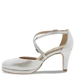 Ros Hommerson Pumps & Heels|Women's , Pammy Pump Silver Glitter Leather