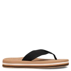 Roxy Sandals|Women's , Colby Hi Flip Flop Black Tan