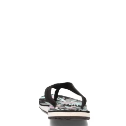 Roxy Sandals|Women's , Vista Loreto Flip Flop Black Floral