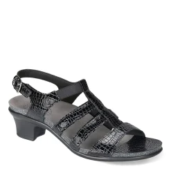 SAS Sandals|Women's , Allegro Sandal Black Croc