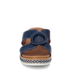 SAS Loafers|Women's , Bliss Slip-On Wedge Navy