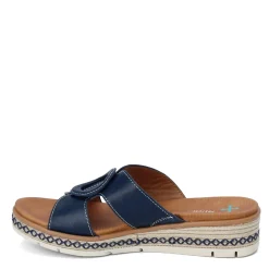 SAS Loafers|Women's , Bliss Slip-On Wedge Navy