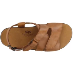 SAS Sandals|Women's , Huggy Sandal Brown Caramel