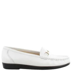 SAS Loafers|Women's , Metro Slip-On Loafer White