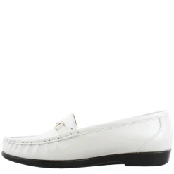 SAS Loafers|Women's , Metro Slip-On Loafer White
