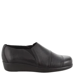 SAS Loafers|Women's , Nora Slip-On Loafer Black/Lizard