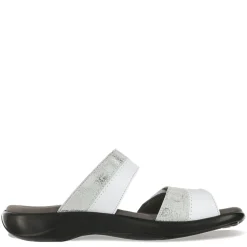 SAS Sandals|Women's , Nudu Slide Sandal White Silver