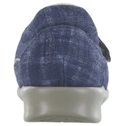 SAS Slip-On Shoes|Women's , Roamer Slip-On Blue Plaid