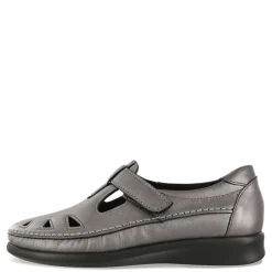 SAS Slip-On Shoes|Women's , Roamer Slip-On Pewter