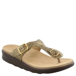 SAS Sandals|Women's , Sanibel T-Strap Slide Sandal Olive