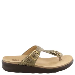 SAS Sandals|Women's , Sanibel T-Strap Slide Sandal Olive