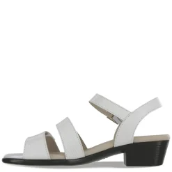 SAS Sandals|Women's , Savanna Sandal White Lizard Print